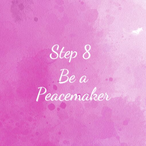 Spiritual Maturity Step 8 Be a Peacemaker