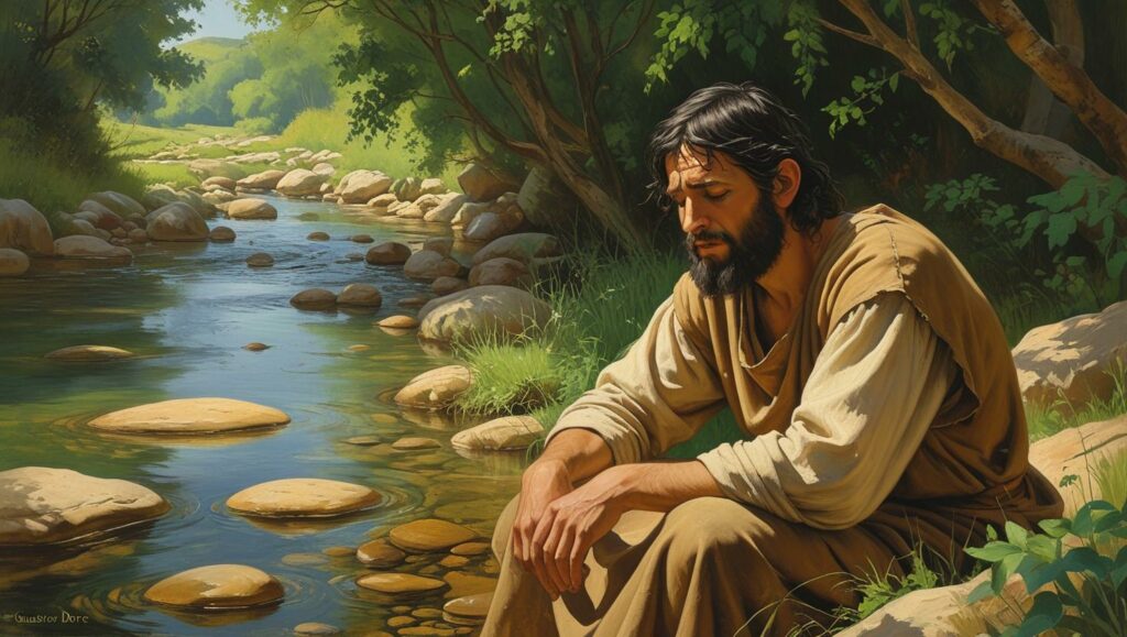 Elijah's resilience by the brook Cherith